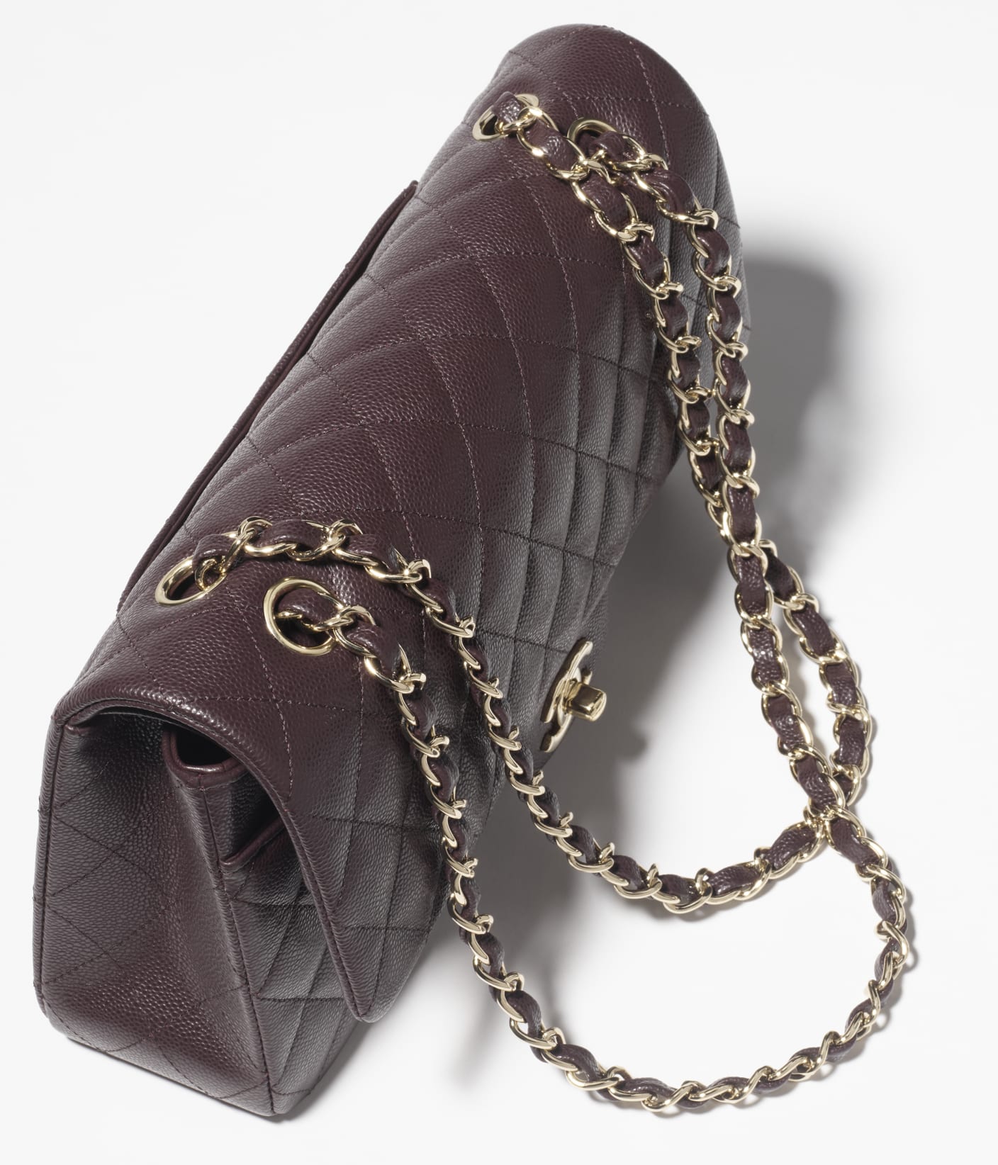SAC CLASSIQUE 11.12 - CHANEL - Rouge bordeau