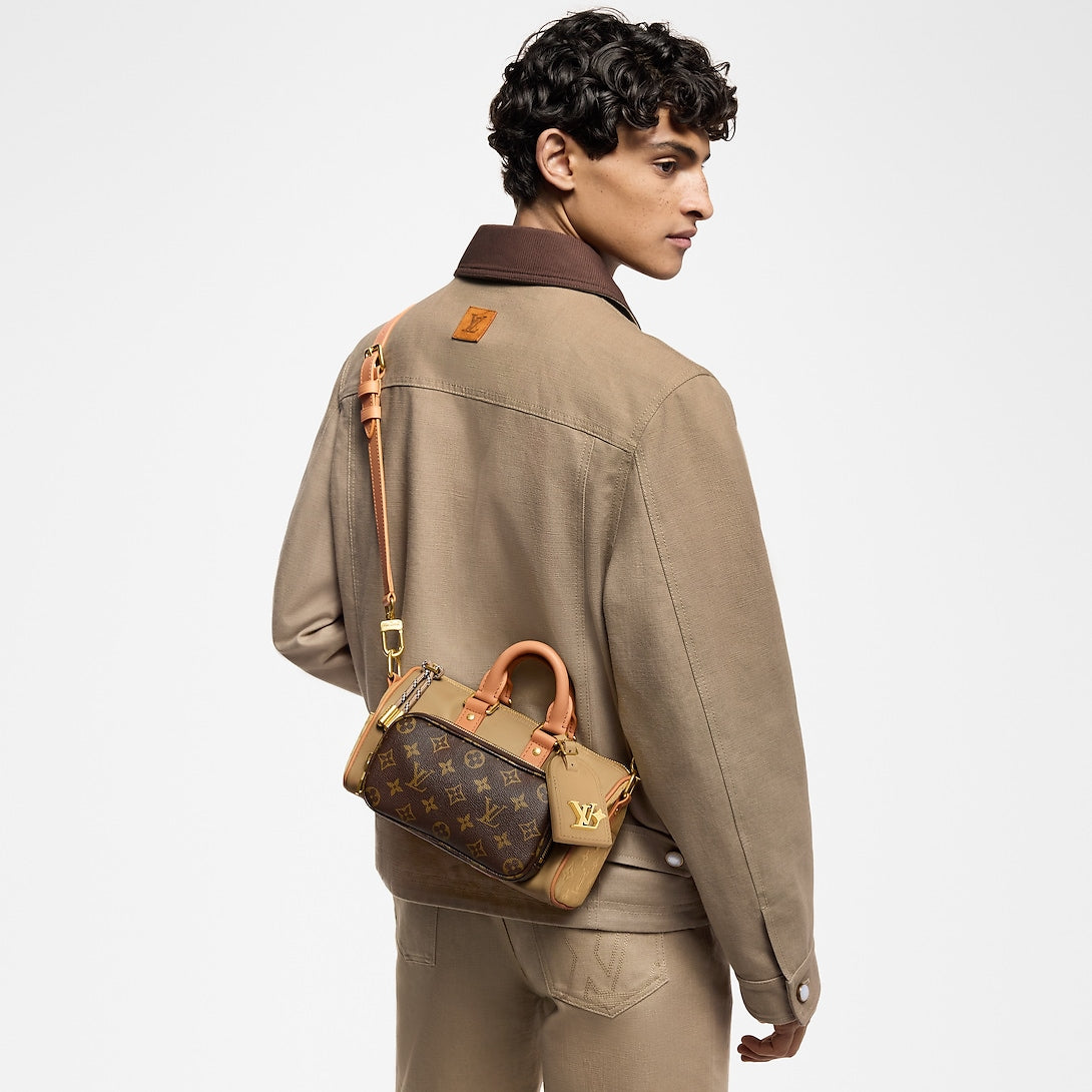 Sac Keepall Bandoulière 25 - LV - Beige