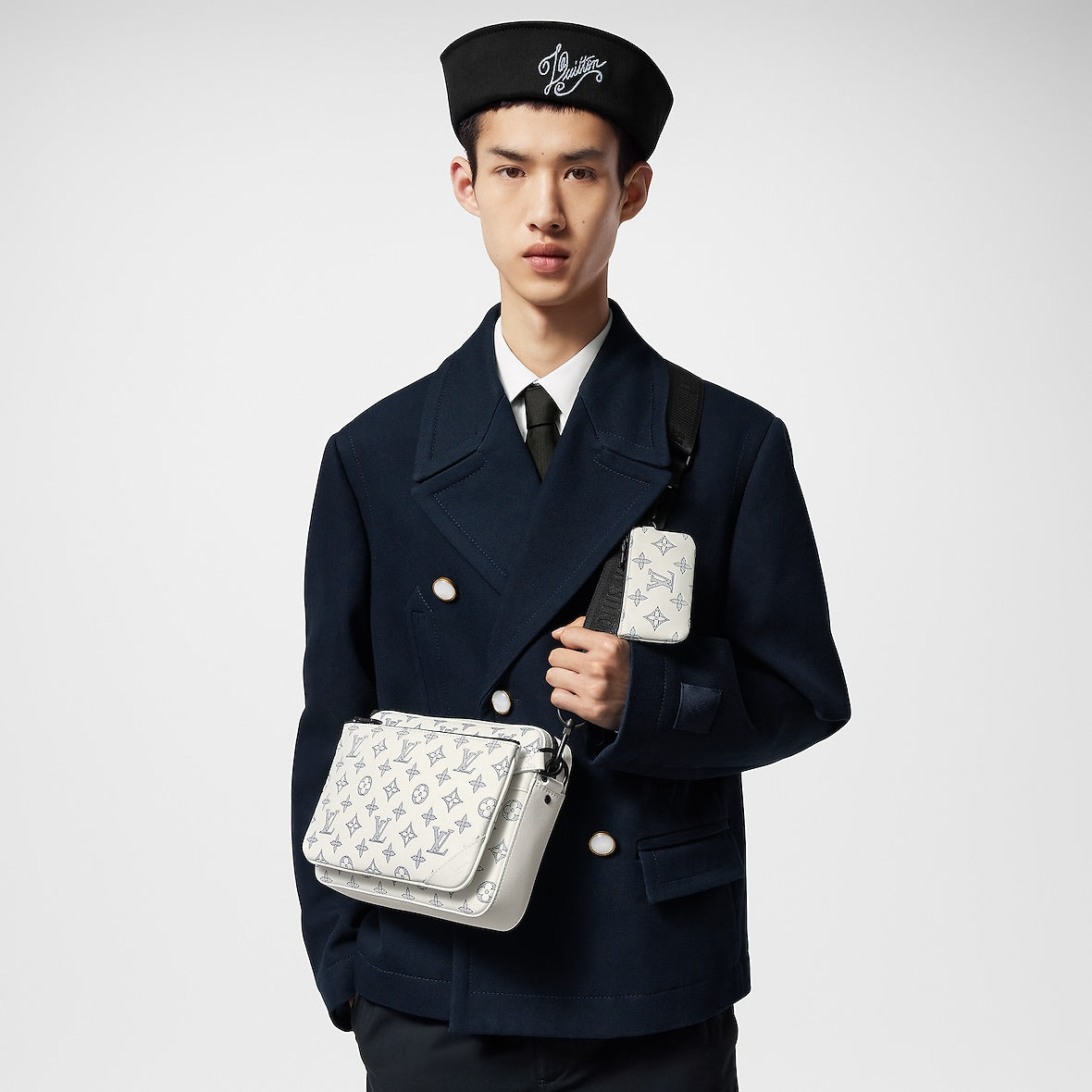 Sac Trio Messenger - LV - Blanc