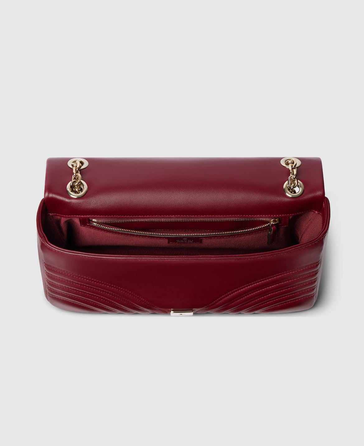 Sac à épaule grand format à motif GG Marmont - Rouge
