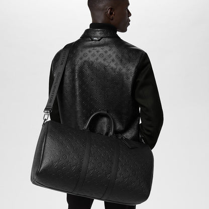 Sac Keepall Bandoulière 50 - LV - Full Black
