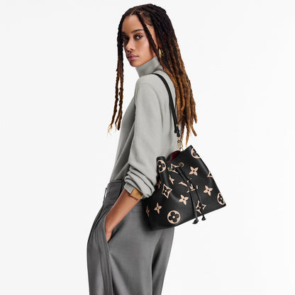 Sac NéoNoé MM - LV - Noir/Rose