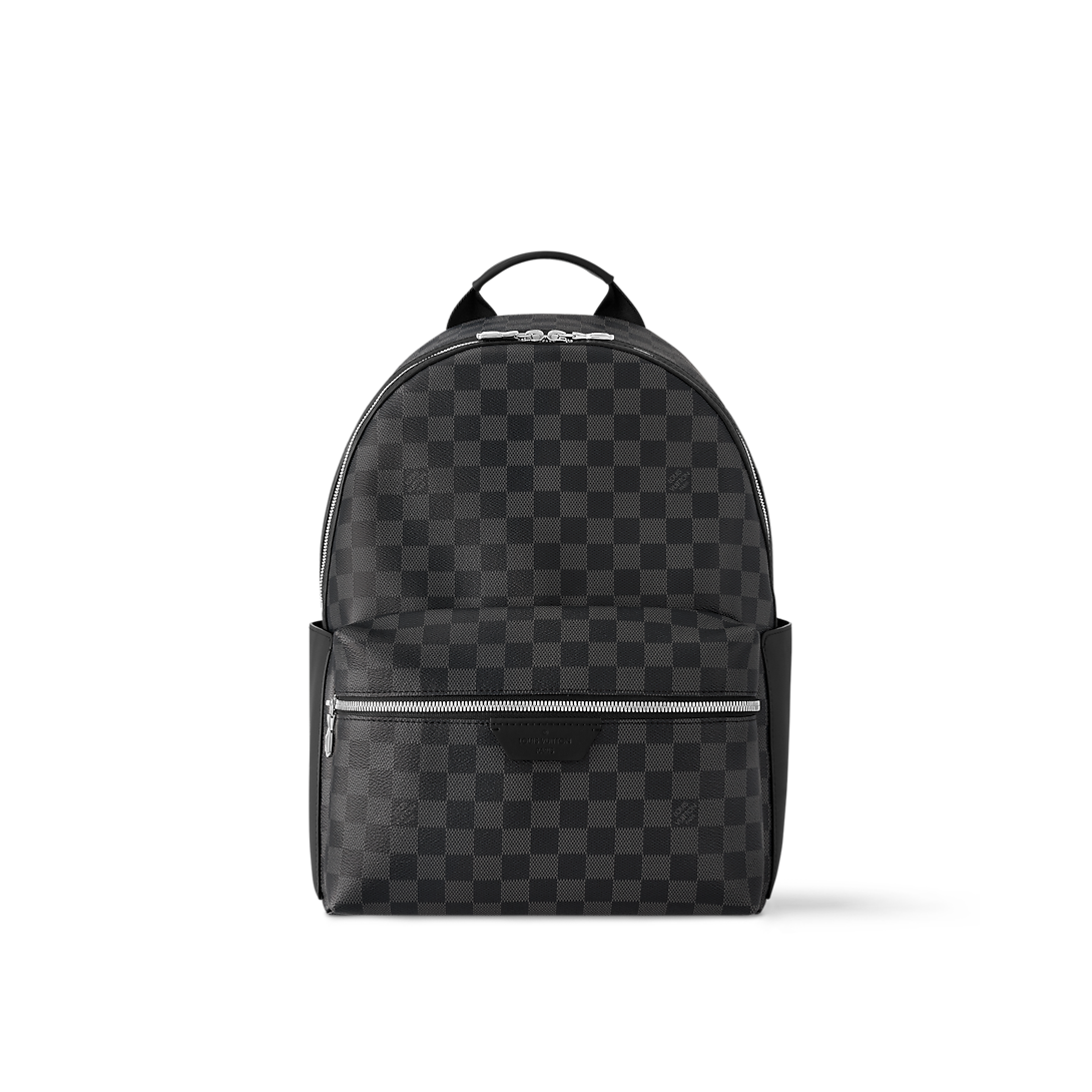 Sac à dos Discovery PM Toile Damier Graphite  - LV - Noir