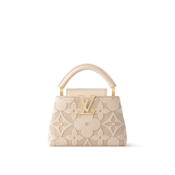 Sac Capucines Mini - LV - Blanc cassé
