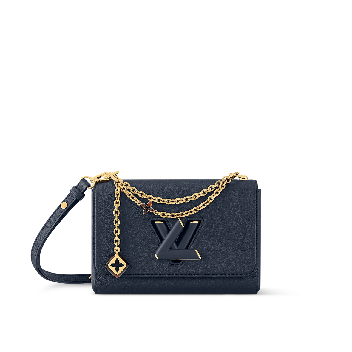 Sac Twist MM Slim - LV - Bleu nuit