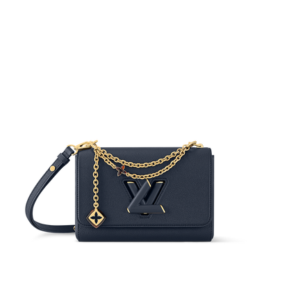 Sac Twist MM Slim - LV - Bleu nuit