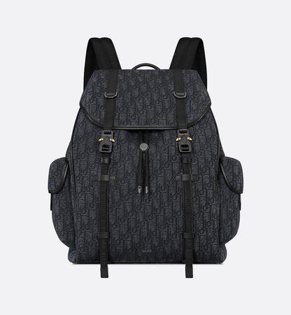 Sac à dos à rabat Dior Hit The Road- Noir