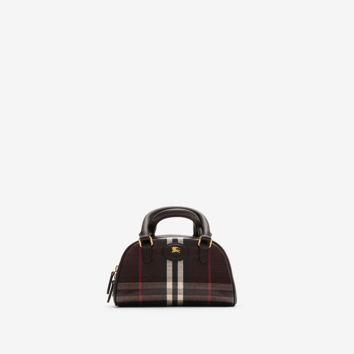 Mini sac bowling Highlands Noir - BURBERRY