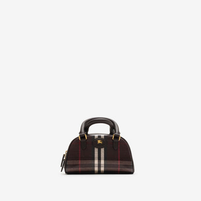 Mini sac bowling Highlands Noir - BURBERRY