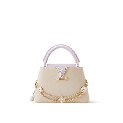 Sac Capucines Mini - LV - Beige/Rose