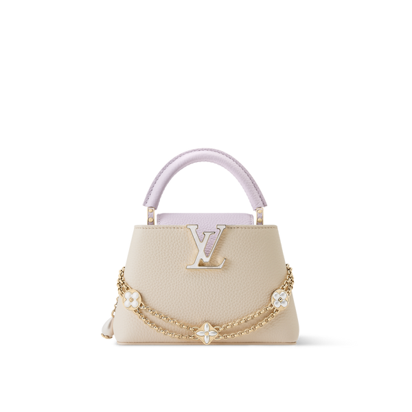 Sac Capucines Mini - LV - Beige/Rose