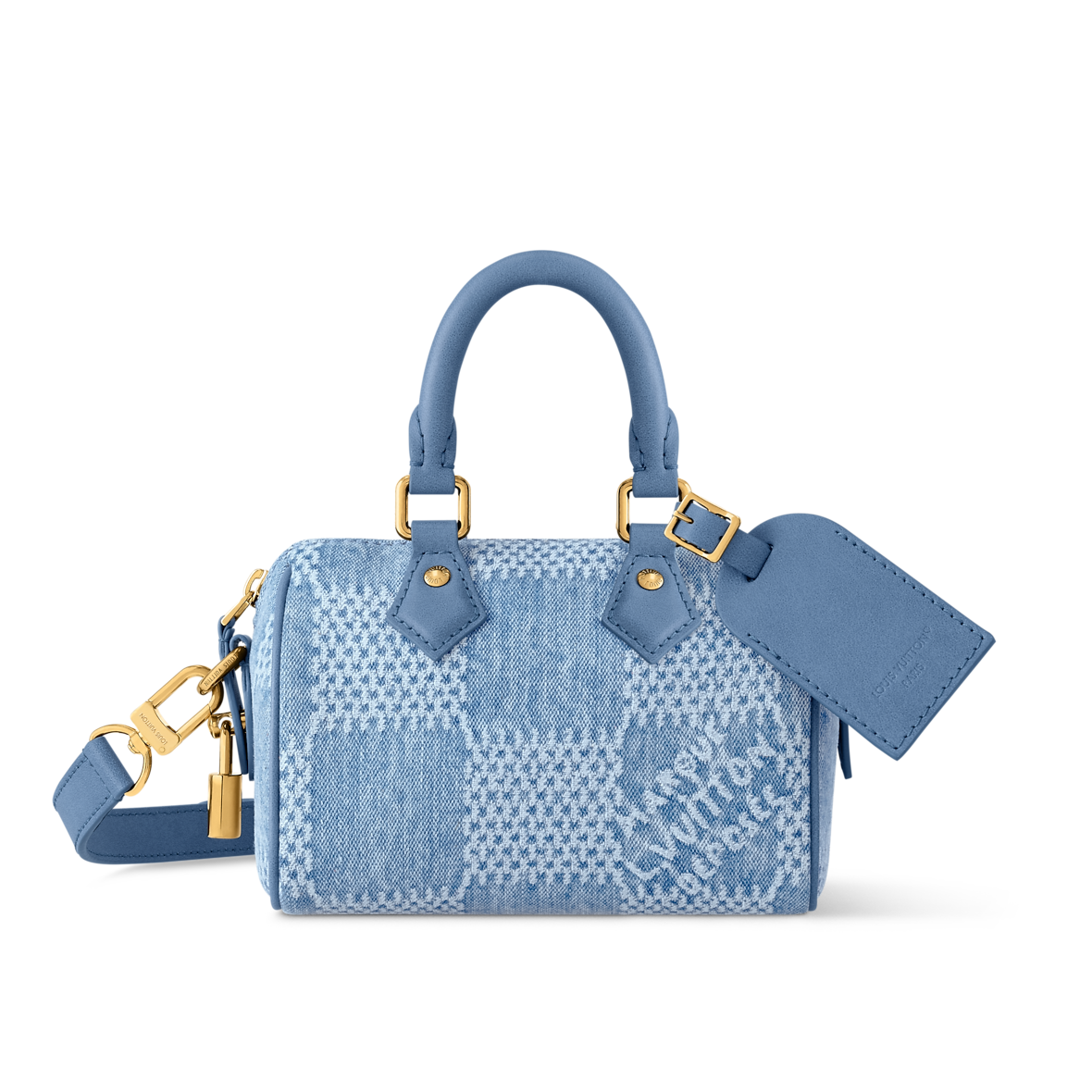 Sac Speedy Bandoulière 18 - LV - Bleu jeans