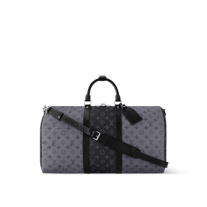 Sac Keepall Bandoulière 50 - LV - Gris