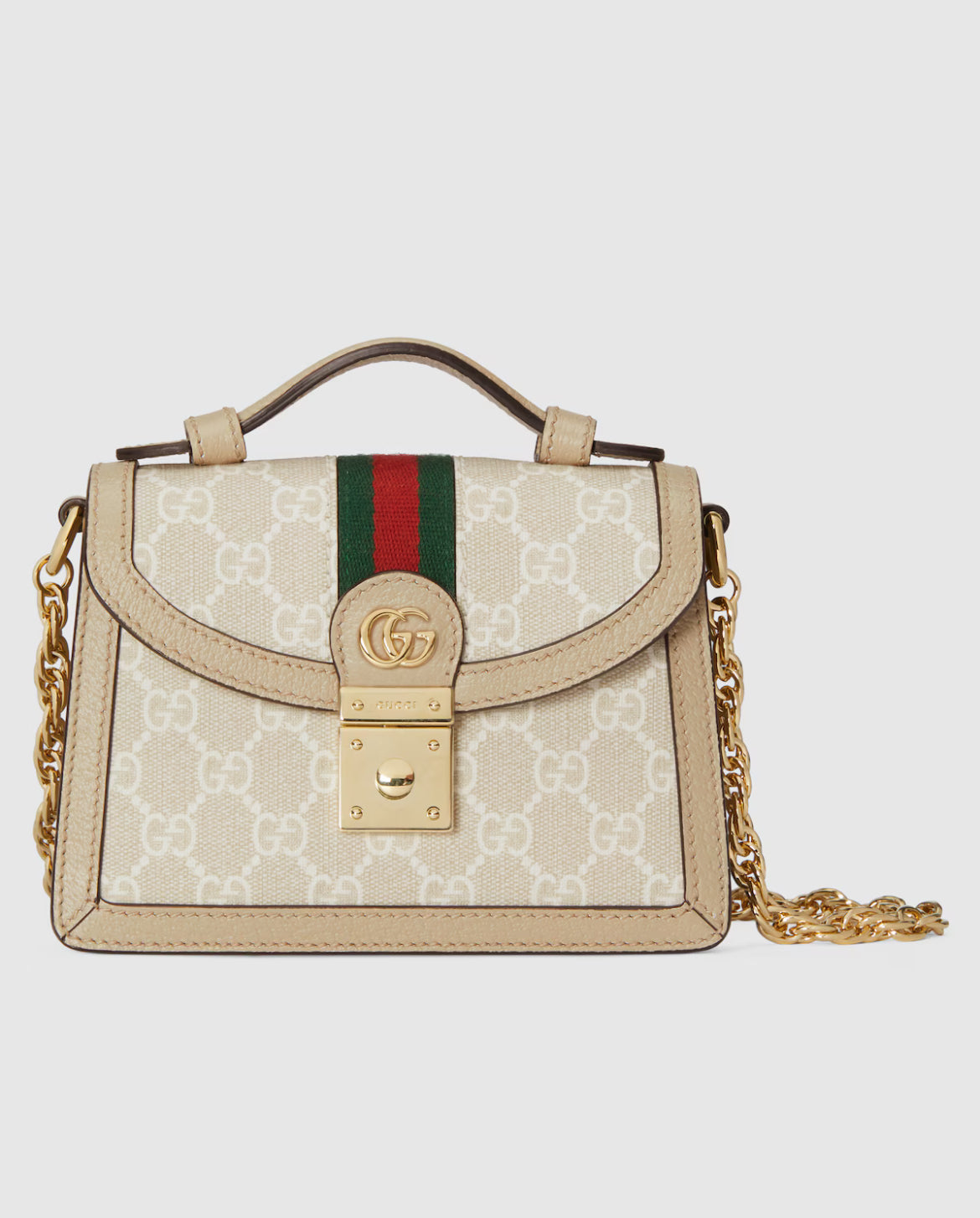 Sac à main GG Ophidia mini format - Blanc