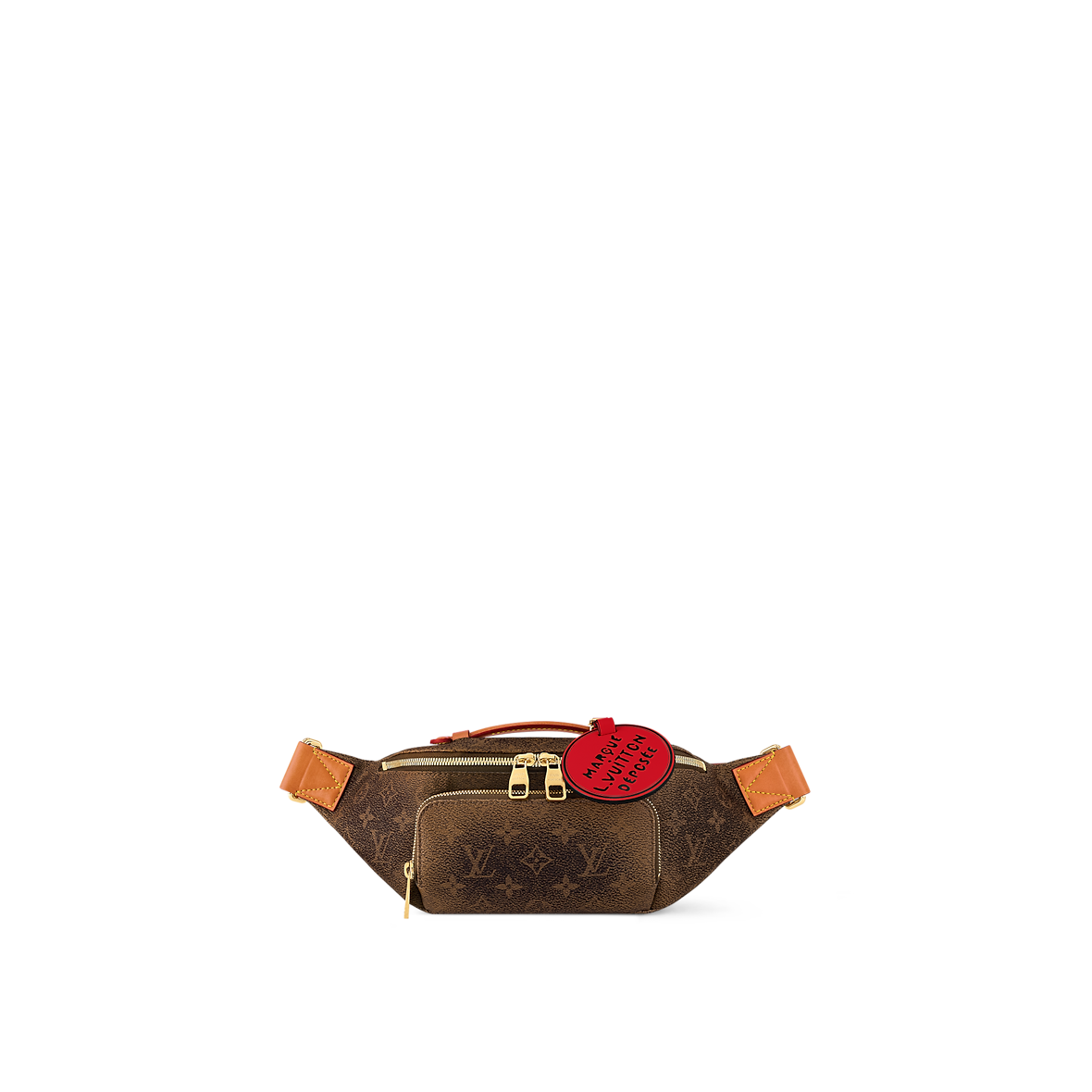 Sac ceinture Rush - LV - Marron orange