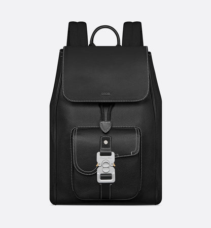 Sac à dos à rabat Saddle - Dior - Full Black