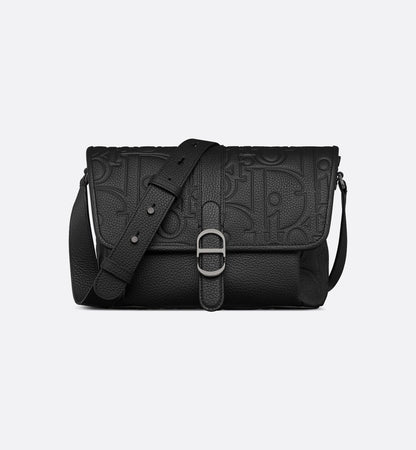 Sac Messenger à rabat Dior Daily Medium - Noir