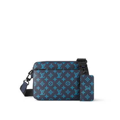 Sac Trio Messenger - LV - Bleu