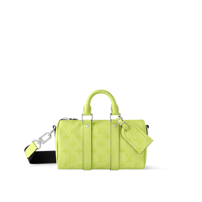 Sac Keepall Bandoulière 25 - LV - Vert fluo