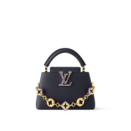 Sac Capucines Mini - LV - Noir/Doré