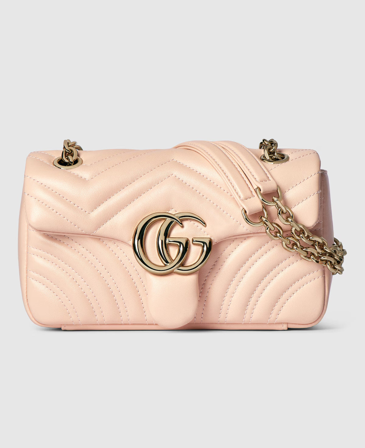Sac à épaule GG Marmont petit format - Rose
