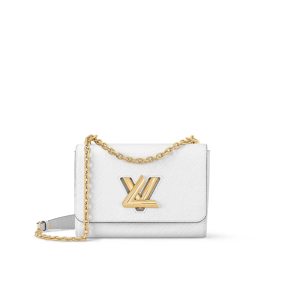 Sac Twist MM - LV - Blanc
