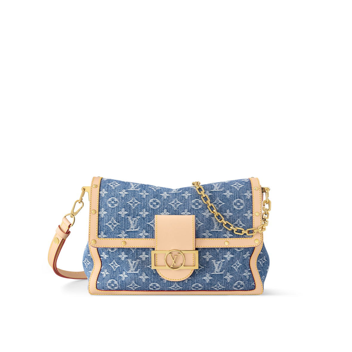 Sac Dauphine Soft GM - LV - Bleu jeans