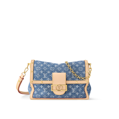Sac Dauphine Soft GM - LV - Bleu jeans