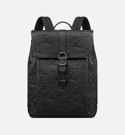 Sac à dos à rabat Dior Daily Noir