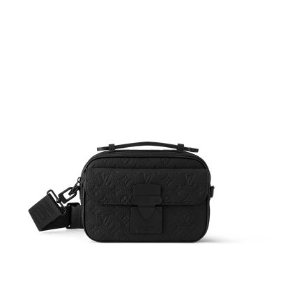 Sac messenger S Lock - LV - Noir