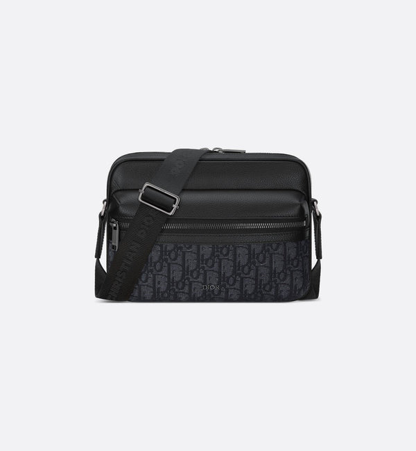 Sac Messenger zippé Rider 2.0 Dior - Noir