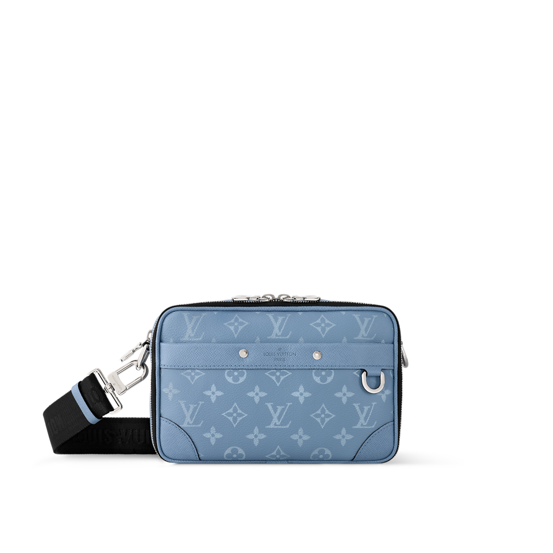 Sac Alpha Messenger - LV - Bleu ciel