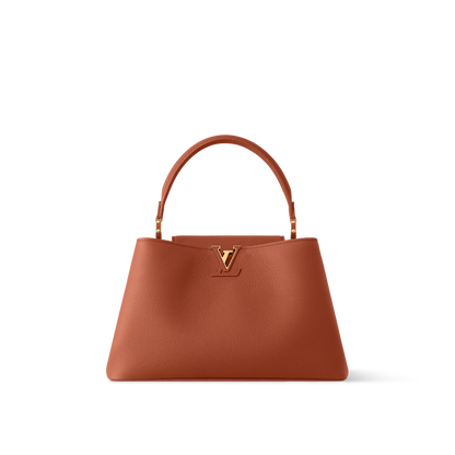 Sac Capucines MM Souple - LV - Marron terre cuite