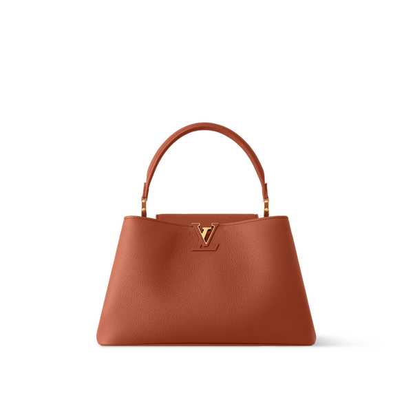 Sac Capucines MM Souple - LV - Marron terre cuite