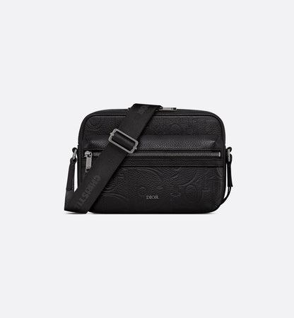 Sac Messenger zippé Rider 2.0 Dior -Noir