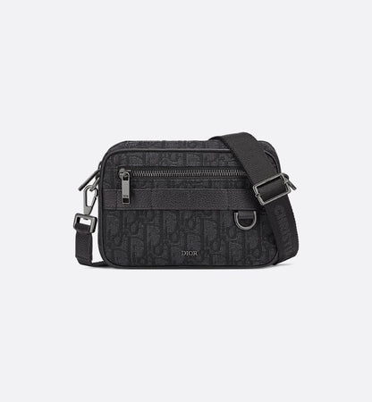 Sac bandoulière Mini Safari Dior - Noir