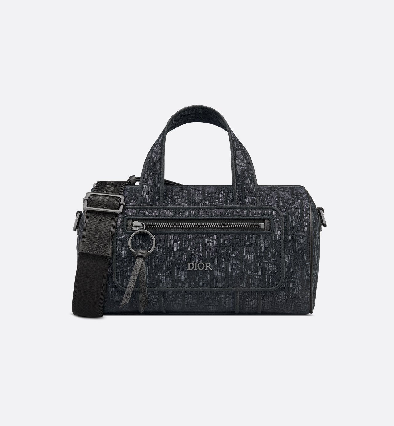 Sac Messenger zippé Dior - Noir