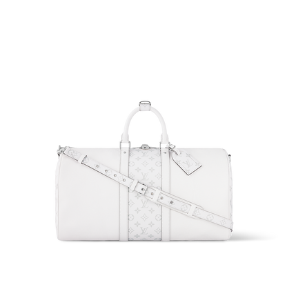 Sac Keepall Bandoulière 50 - LV - Blanc