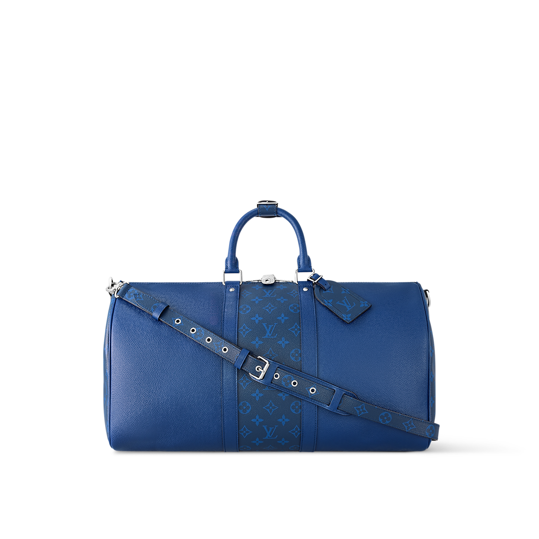 Sac Keepall Bandoulière 50 - LV - Bleu