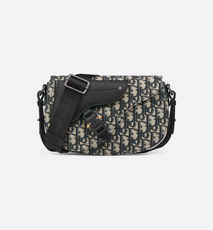 Sac Messenger Saddle Dior - Noir Beige