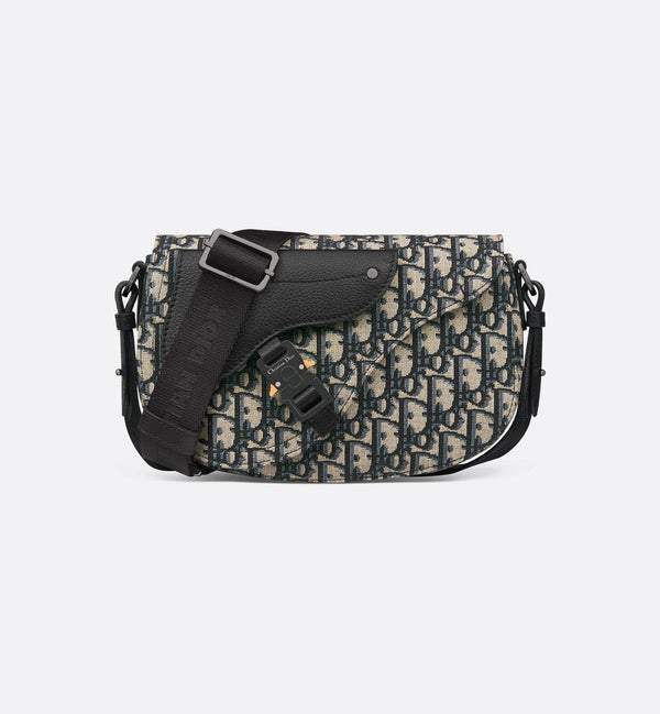 Sac Messenger Saddle Dior - Noir Beige