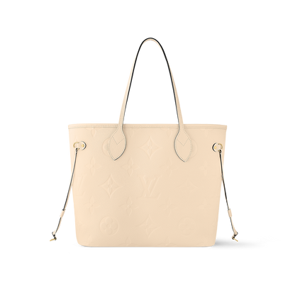 Sac Neverfull MM- LV - Blanc cassé