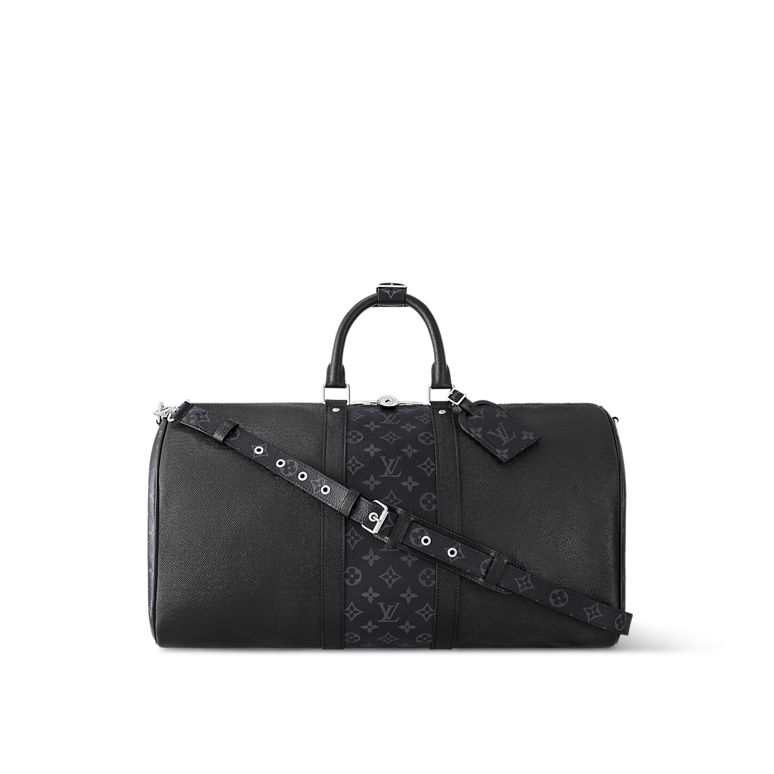 Sac Keepall Bandoulière 50 - LV - Noir
