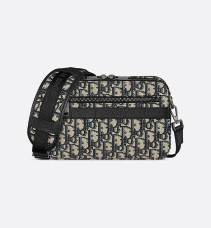 Sac bandoulière Safari Dior - Noir Beige