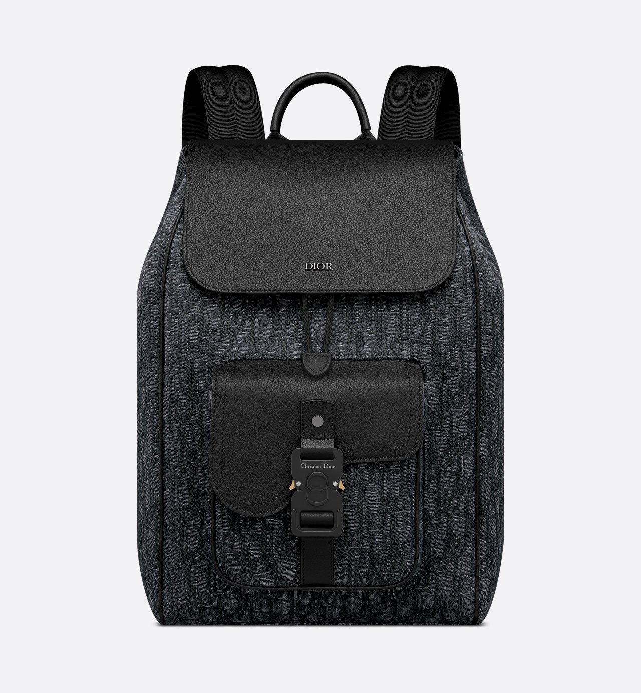 Sac à dos à rabat Saddle - Dior - Noir