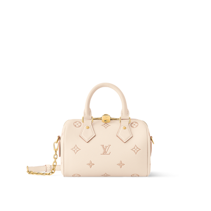 Sac Speedy Bandoulière 20 - LV - Blanc/Rose