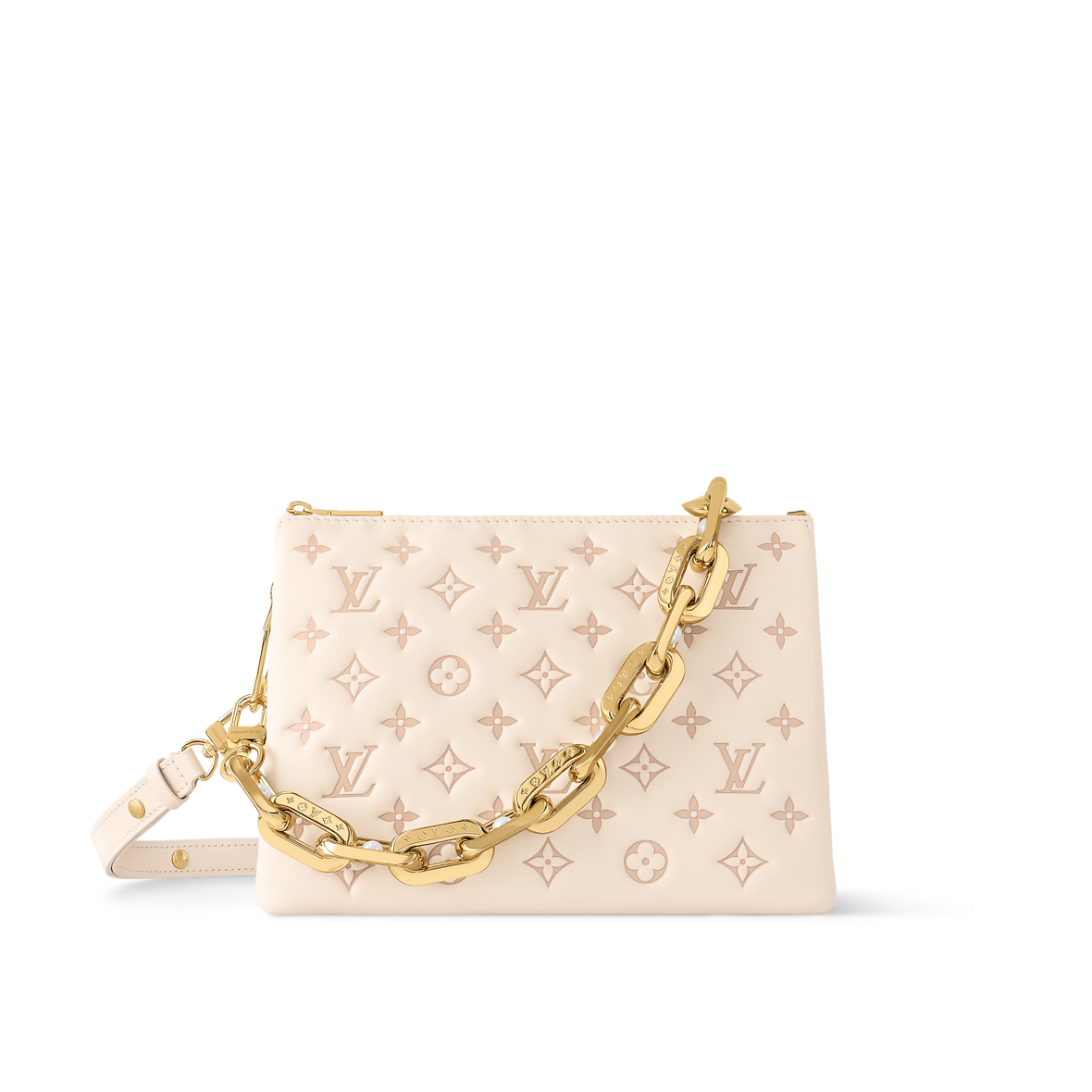 Sac Coussin PM - LV - Blanc Rose