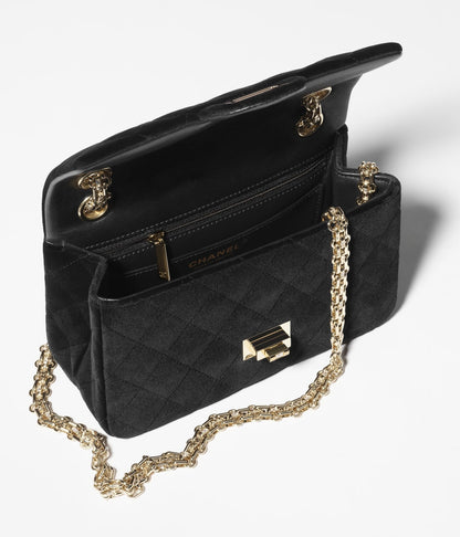 MINI SAC 2.55 CHANEL NOIR
