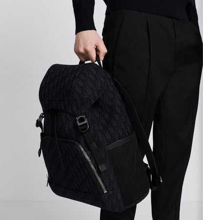 Sac à dos à rabat Dior 8 Noir
