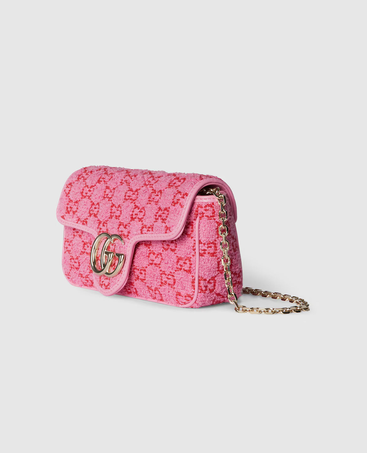 Sac à épaule GG Marmont petit format - Rose
